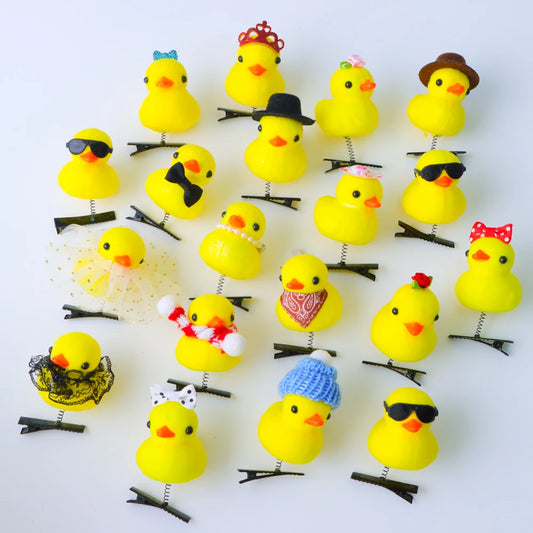 10/20/50/100Pcs/Lot Cartoon Funny Children 3D Little Yellow Duck Plush